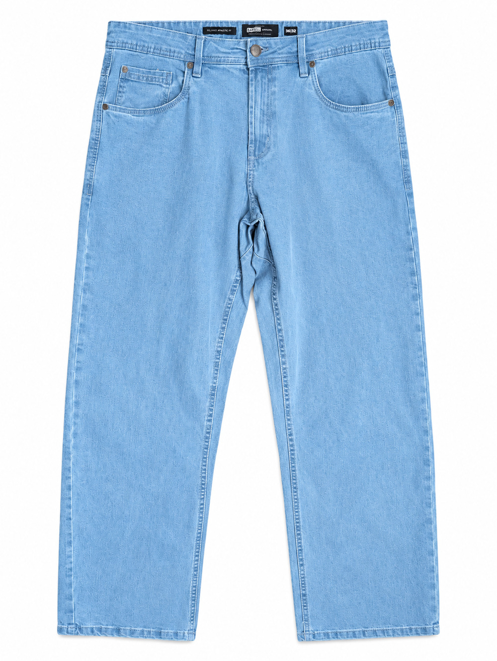 Barbell Apparel Relaxed Athletic Fit 2.0 Jeans Mens 36x32 Light Wash NWT